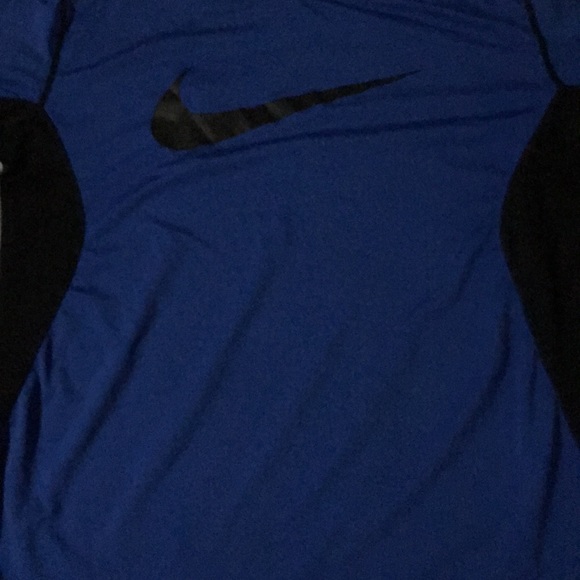 nike pro combat blue